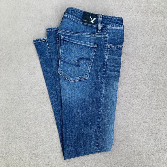 American Eagle Outfitters Super Stretch Hi-Rise Jeggings Sz2 - Picture 3 of 15